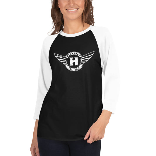 Vintage Wings 3/4 Sleeve Raglan Shirt
