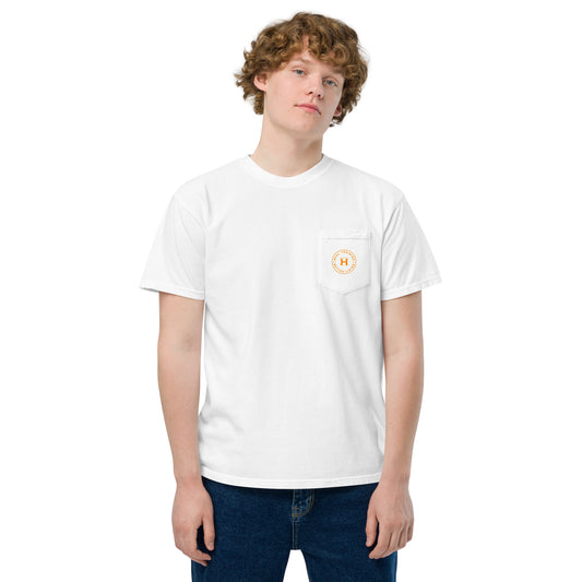Wings Unisex Garment-Dyed Pocket T-shirt